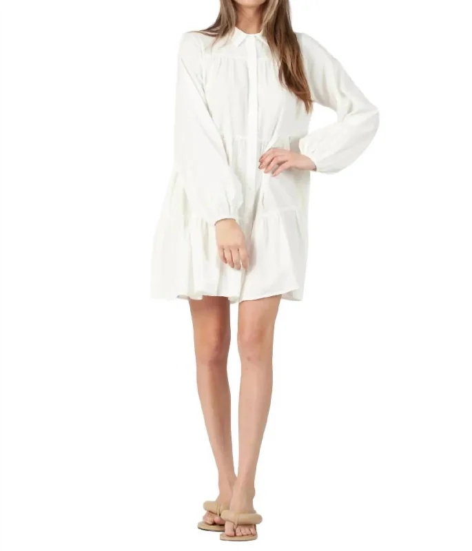 Women's Boat-Neck DressesLarissa Dress In White