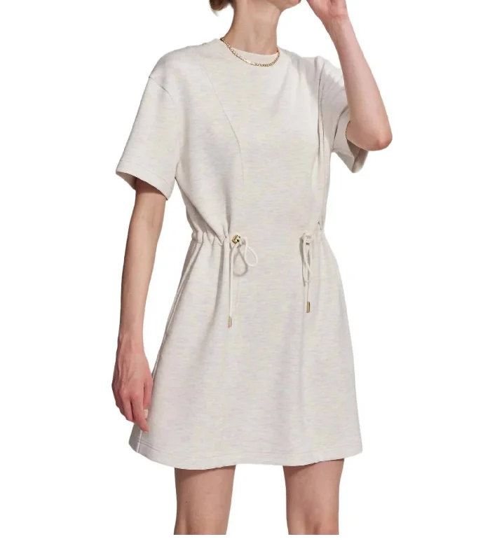 Women's High Collar DressesMaple Dress In Ivory Marl