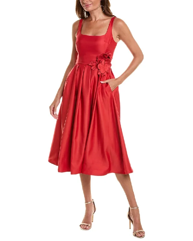 Women's Boat-Neck DressesMarchesa Notte Solid Dress