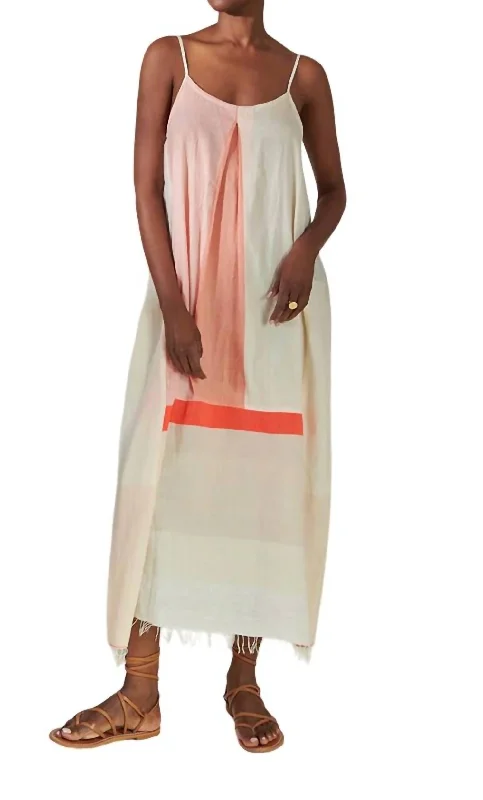 Women's Off-the-Shoulder DressesNia Slip Dress In Ayele Blush