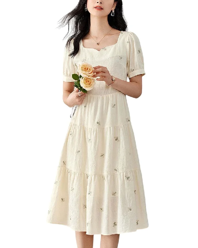 Women's Collarless DressesOUNIXUE Dress