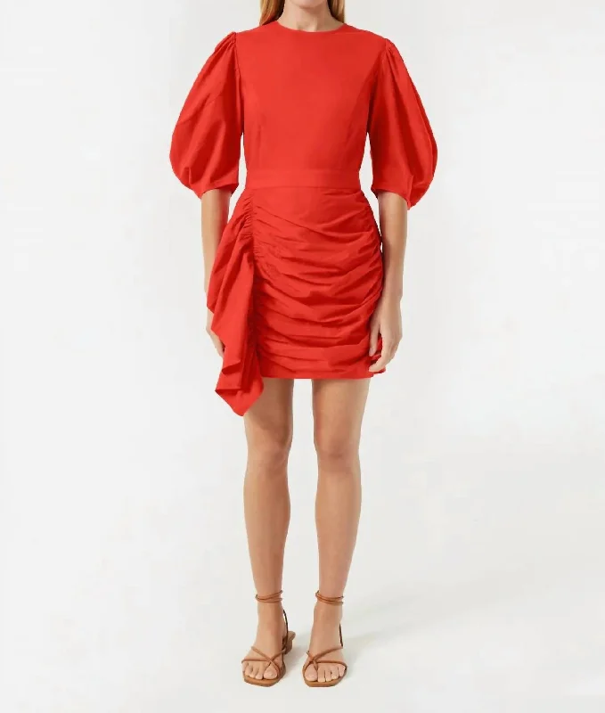 Women's Pleated DressesPia Dress In Chili