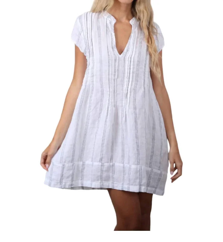 Women's Pencil DressesRegina Tunic Dress In White