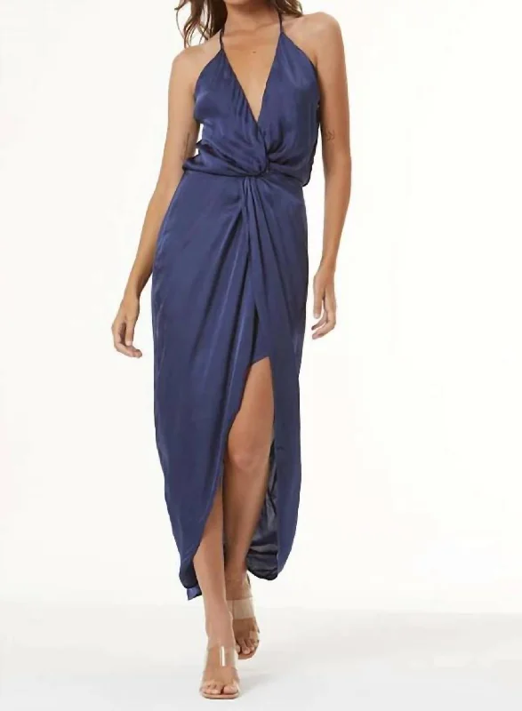  Women's A-Line DressesSiren Slip Dress In Vintage Indigo