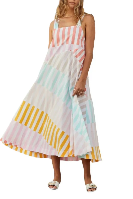 Women's Halter DressesSusie Dress In Multi Stripe