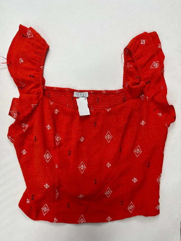 Women's Sleeveless BlouseTop 3/4 Sleeve By Sofia Jeans  Size: 3x