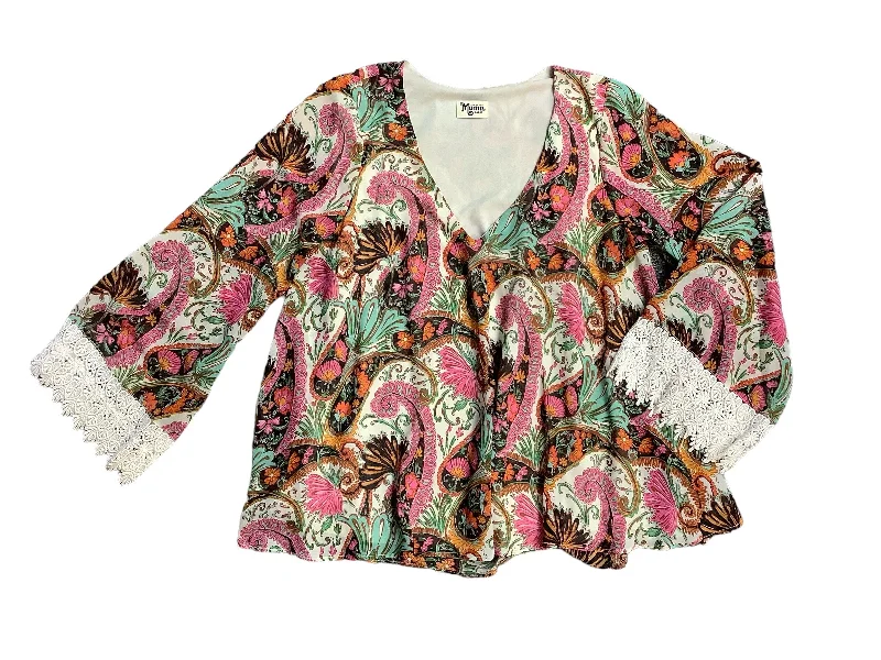 Women's Blouse for HolidayTop Long Sleeve Basic By Mumu  Size: L