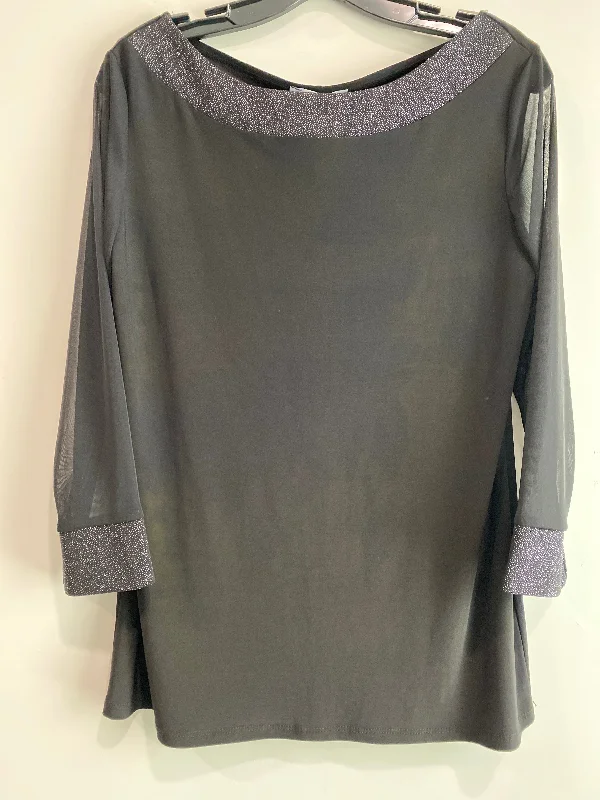 Women's Blouse with Keyhole NeckTop Long Sleeve By Annalee + Hope  Size: S