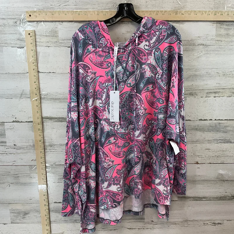 Women's Blouse with Bell SleevesTop Long Sleeve By   DEAR SCARLETT Size: 3x