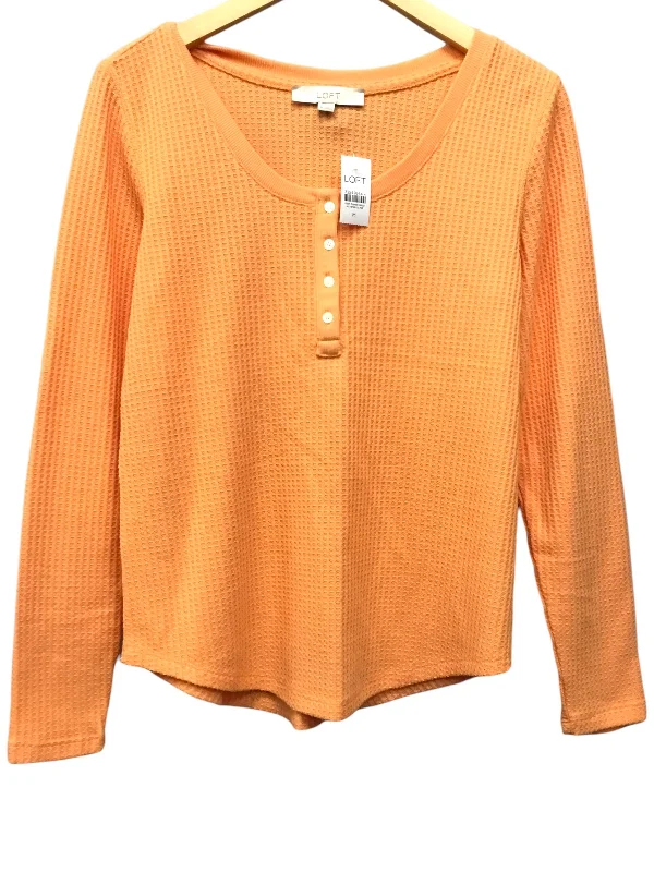 Women's Blouse with Short SleevesTop Long Sleeve By Loft  Size: M