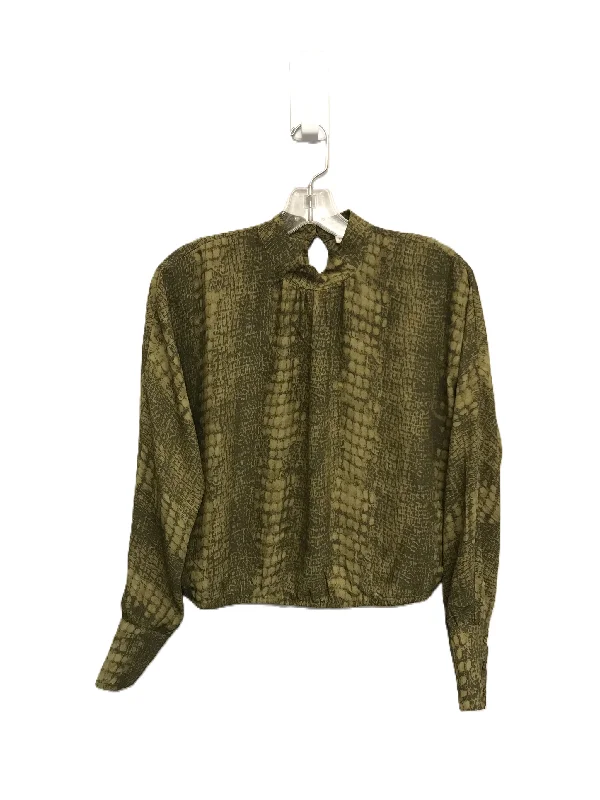 Women's Blouse with V-Shaped CollarTop Long Sleeve By Maison D Amelie  Size: Xs