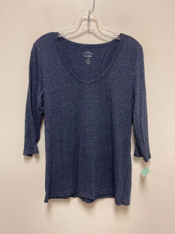 Women's Blouse with High CollarTop Long Sleeve By Old Navy  Size: L