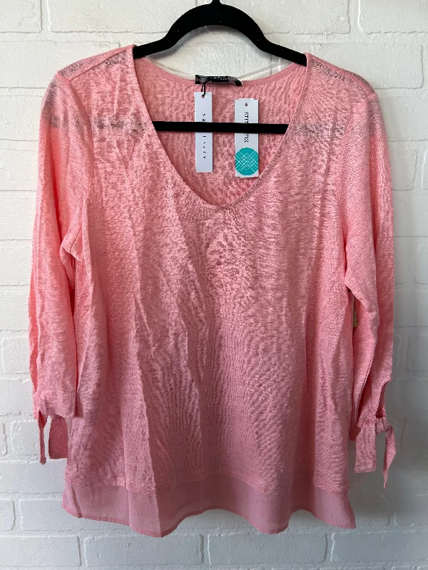 Women's Blouse with Sweetheart CollarTop Long Sleeve By Sanctuary  Size: M