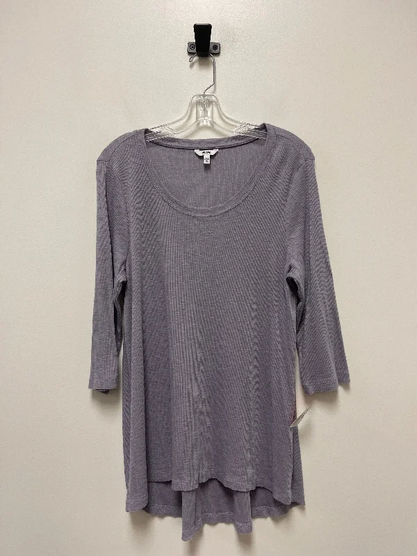 Women's Blouse with Boat CollarTop Long Sleeve By Sonoma  Size: Xl